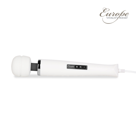 Europe Vitality Wand complete product view with 2.4 m cord and soft silicone head